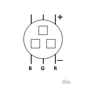 EUROLITE LED TCL 3W Pin=B-G-R LED Par-64 18x3W (TX-RGB1B140)