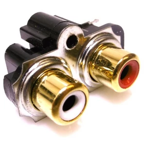  RCA socket (double) pin aside