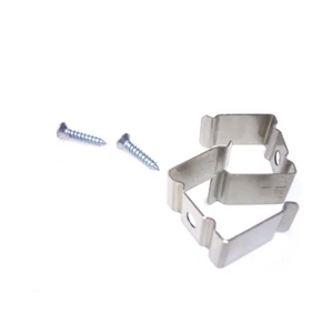 Mounting clip 2 pieces + 2 screws UV-Röhre Komplettset  Mounting clip 2 pieces + 2 screws UV-Röhre Komplettset
