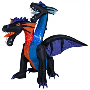 EUROPALMS Halloween Inflatable Figure Dragon, 208cm