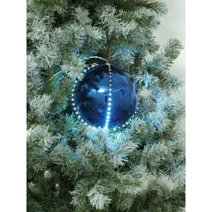 EUROPALMS LED Snowball 8cm, dark blue 5x EUROPALMS LED Snowball 8cm, dark blue 5x
