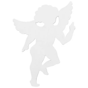 EUROPALMS Silhouette Angel, white, 60cm