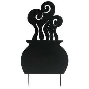 EUROPALMS Silhouette Metal Witch Pot, 83cm