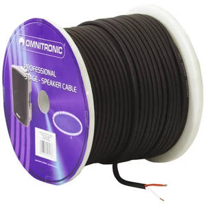 OMNITRONIC Speaker cable 2x1.5 100m bk durable OMNITRONIC Speaker cable 2x1.5 100m bk durable