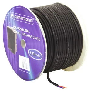 OMNITRONIC Speaker cable 2x2.5 50m bk durable OMNITRONIC Speaker cable 2x2.5 50m bk durable