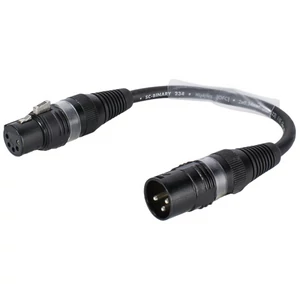 SOMMER CABLE Adaptercable 3pin XLR(M)/5pin XLR(F) bk