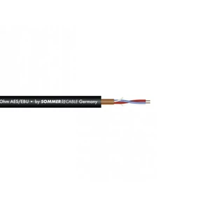 SOMMER CABLE Microphone cable AES/EBU 2x0.14 100m bk SC-Micro-Stage SOMMER CABLE Microphone cable AES/EBU 2x0.14 100m bk SC-Micro-Stage