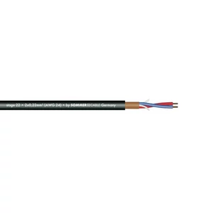 SOMMER CABLE Microphone cable 2x0.22 100m bk Stage 22 SOMMER CABLE Microphone cable 2x0.22 100m bk Stage 22