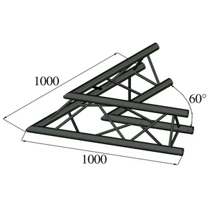 ALUTRUSS TRILOCK S-PAC 20 2-Way Corner 60° black