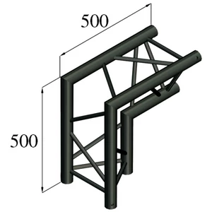 ALUTRUSS TRILOCK S-PAC 25 2-Way-Corner 90°\/ black