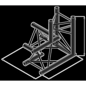 ALUTRUSS TRILOCK S-PAL-33 3-Way Corner \/ right