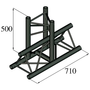 ALUTRUSS TRILOCK S-PAT-35 3-Way T-Piece