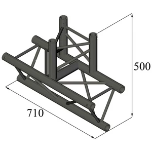 ALUTRUSS TRILOCK S-PAT-38 3-Way T-Piece