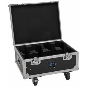 ROADINGER Flightcase 4x AKKU MBT-3 with wheels and charging function