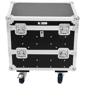 ROADINGER Flightcase 8x IP PIX Strobe RGB CW+WW with wheels