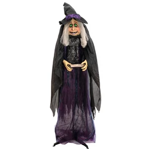 EUROPALMS Halloween Figure Witch Marie, animated, 180cm