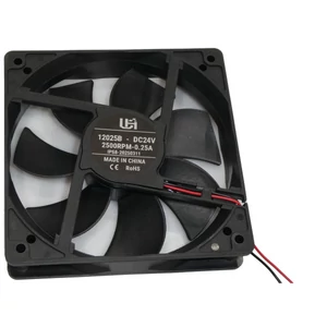 Fan 24V/0,10A  120x120x25mm  LED IP Mega PIX Strobe 714 Swing (12025B-DC24V)