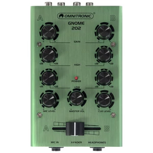 OMNITRONIC GNOME-202 Mini Mixer green