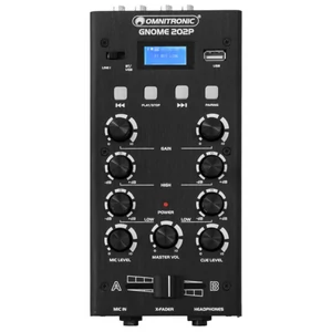 OMNITRONIC GNOME-202P Mini Mixer black
