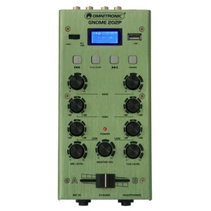 OMNITRONIC GNOME-202P Mini Mixer green