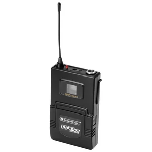 OMNITRONIC UHF-502 Bodypack incl. 823-832MHz Lavalier (CH B orange)