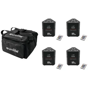 EUROLITE Set 4x AKKU TL-3 QuickDMX + Soft-Bag