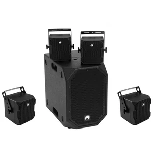 OMNITRONIC Set BOB-10A bk + 4x BOB-4 bk