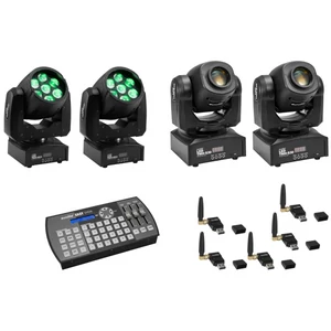 EUROLITE Set 2x LED TMH-W63 + 2x LED TMH-S30 + USB QuickDMX + Easy Show