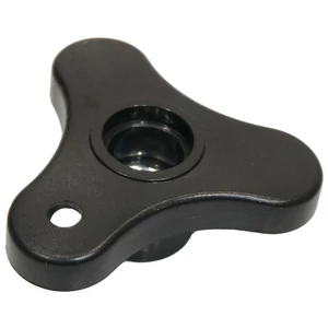  Wingnut M8 thre-star handle black