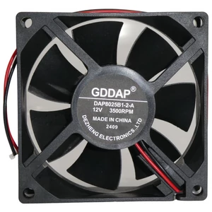  Fan  12V/0,35A 80x80x25mm (KF8025H12B)