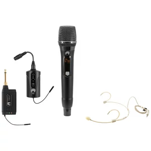 OMNITRONIC Set FAS TWO + Dyn. Wireless Microphone + BP + Headset 660-690MHz