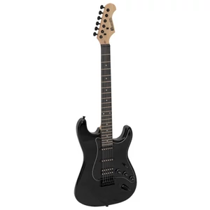 DIMAVERY ST-312 Electric Guitar, black/black