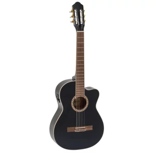 DIMAVERY CN-600E Classical guitar, schwarz