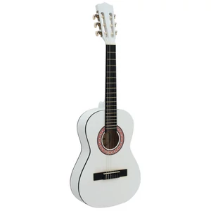 DIMAVERY AC-303 Classical Guitar 1/2, white