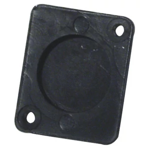 ACCESSORY Universal XLR Blanking Plate, black plast