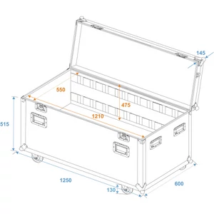 ROADINGER Universal Tour Case 120cm with wheels