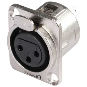 HICON XLR mounting plug 3pin HI-X3DF