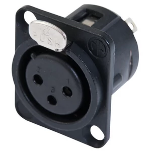 NEUTRIK XLR mounting socket 3pin NC3FDL-1-BAG