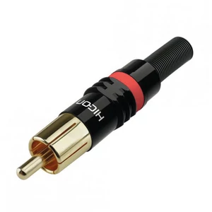 HICON RCA plug HI-CM03-RED