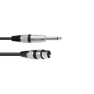 OMNITRONIC Adaptercable XLR(F)/Jack mono 5m bk