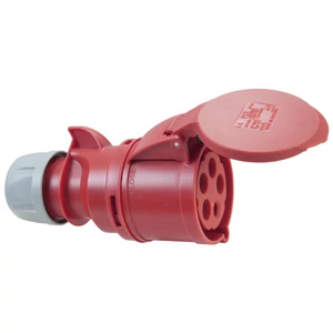 PC ELECTRIC CEE Socket 32A 5pin rd PC ELECTRIC CEE Socket 32A 5pin rd