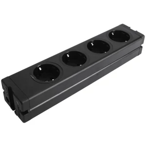 EUROLITE Distributor 4-fold ALU bk