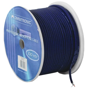 OMNITRONIC Microphone cable 2x0.22 100m bu OMNITRONIC Microphone cable 2x0.22 100m bu