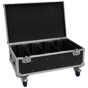 ROADINGER Flightcase 4x LED PMB-4 COB QCL with wheels