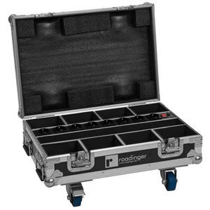 ROADINGER Flightcase 8x AKKU Mini IP UP-4 QCL Spot MK2 with charging function