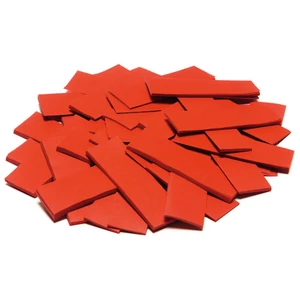 TCM FX Slowfall Confetti rectangular 55x18mm, red, 1kg