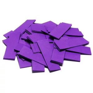 TCM FX Slowfall Confetti rectangular 55x18mm, purple, 1kg