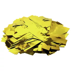 TCM FX Metallic Confetti rectangular 55x18mm, gold, 1kg