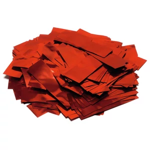 TCM FX Metallic Confetti rectangular 55x18mm, red, 1kg