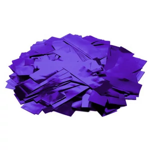 TCM FX Metallic Confetti rectangular 55x18mm, purple, 1kg